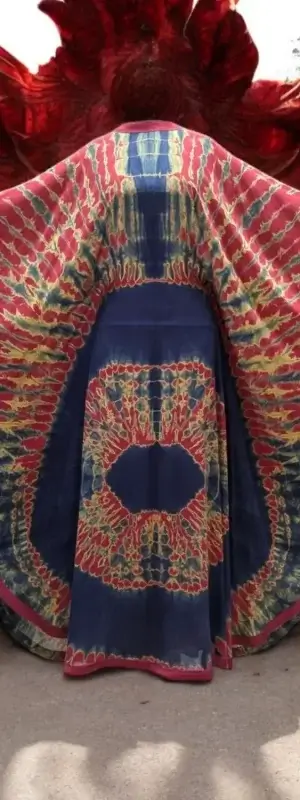 handmade wearable art phoenix-wings